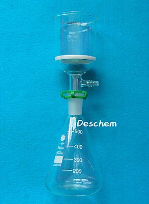 500ml,24/40,Suction Filtration Device,250ml Buchner Funnel,Lab Erlenmeyer Flask - Image 1 of 4