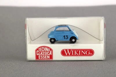 Wiking H0 1:87 BMW Isetta Techno Classica Essen blau 808 03 NEU NOS OVP - Bild 1 von 3