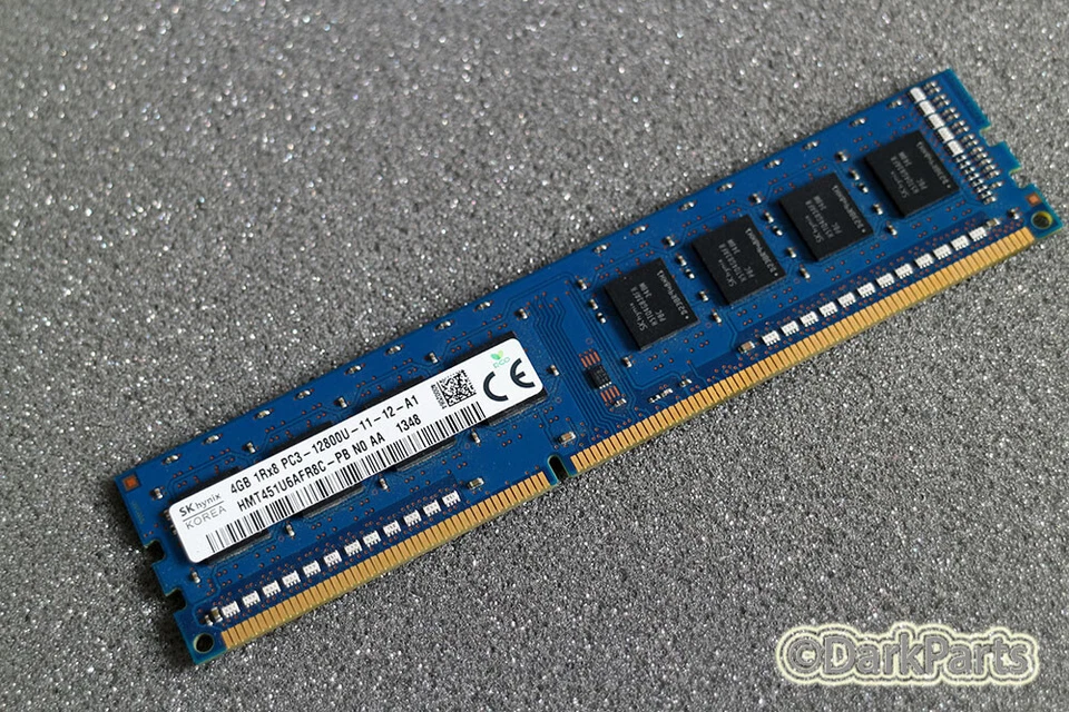 SK Hynix HMT451U6AFR8C-PB PC3-12800U-11-12-A1 4GB Memory RAM - Photo 1/1