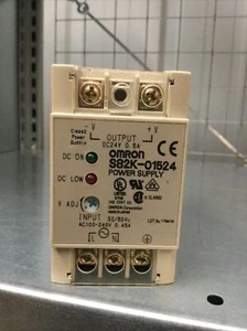 OMRON S82K-01524 POWER SUPPLY INPUT: 100-240VAC OUTPUT: 24VDC 0.60A - Picture 1 of 1