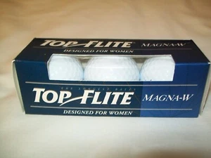 Top Flight Magna W Designed For Women 3 Pack of Golf Balls - NEW IN OPEN BOX - Picture 1 of 3