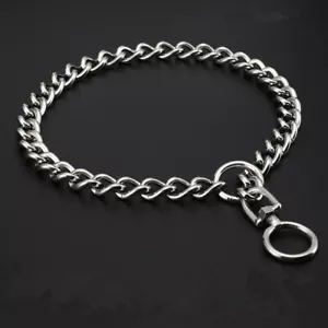 Cadena de estrangulamiento de acero inoxidable para perro resistente 45-80 cm - Imagen 1 de 3