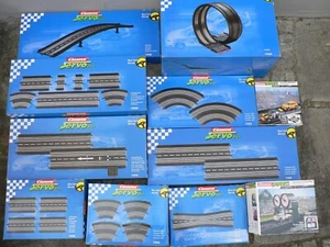 Verschiedene Carrera Servo 140 Schienen Gerade Kurven Looping Überfahrt Engstell - Picture 1 of 14