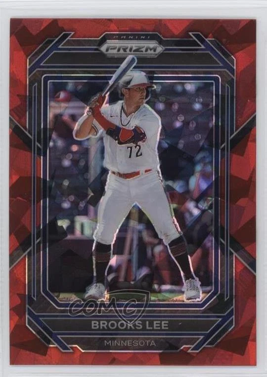 2023 Panini Prizm Red Ice Prizm Brooks Lee #68