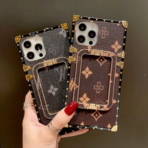 For iPhone 16 Pro Max 16e 15 14 13 12 11 XS Luxury Shockproof Leather Stand Case - Picture 1 of 17