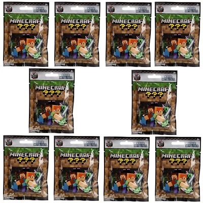 10x Jada Toys Minecraft Nano Metalfigs Metallfigur Überraschungstüte Neu