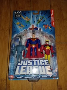 NEU - Justice League Unlimited 457 Amazo Superman Starman Mattel 2004 Figur 1A1K - Bild 1 von 3