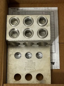ILSCO T3A2 600N ALUMINUM Mechanical Lug Three Conductor - Picture 1 of 7