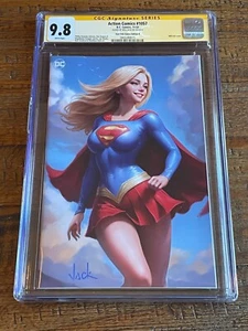 ACTION COMICS #1057 CGC SS 9.8 WILL JACK SIGNED SUPERGIRL VIRGIN VARIANT-B HOT! - Picture 1 of 2