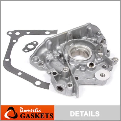 Fit 93-97 Toyota Corolla Geo Prizm 1.6L DOHC Oil Pump with Sensor Port 4AFE - Image 1 of 4