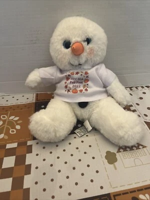 Bear Factory CCCC SGA Fall Fest 2022 Plush Snowman Central Carolina College - Image 1 of 4