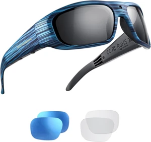 Oho Smart Glasses with 1080P Camera and UV400 Sunglasses Lens for Sports - Picture 1 of 12