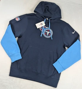 Tennessee Titans Nike Sideline Club Pullover Hoodie Herren Small Navy Neu mit Etikett. - Bild 1 von 10