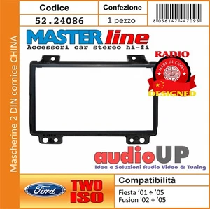 Mascarilla Radio 2 Din Ford Fiesta 2002 2005 Con Marco Para Radio Chino - Imagen 1 de 5