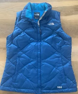 The North Face 550 da unten gesteppte Weste - blaugrün schimmernd - Damen M - Bild 1 von 13