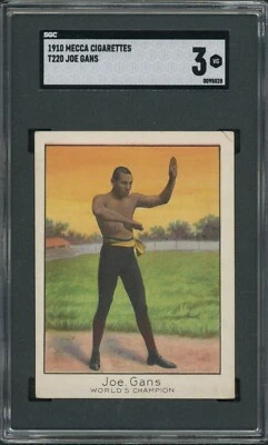 1910 MECCA T220 Joe Gans  Champion Athlete & Prize Fighter Series SGC 3 - Image 1 of 2
