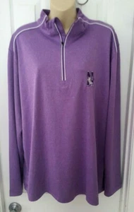 Northwestern Wildcats Womens Jacket Size XL Purple Pullover Track Style New  - Picture 1 of 4
