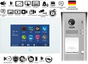 1 videoportero casa familiar 2 hilos autobús timbre videoportero - Imagen 1 de 23