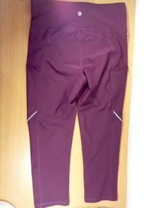 👀 XERSION Damen Capri Leggings Sport Workout Gr. XS weinrot gebraucht - Bild 1 von 6