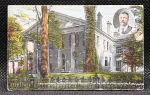 Wilcox House Buffalo NY Teddy Roosevelt Postcard 3776 3.25x2" Antique c. 1901 - Picture 1 of 4