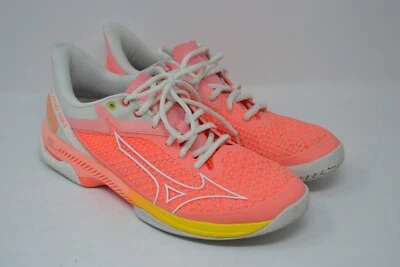 Zapatos de tenis Mizuno Wave Exceed Tour 5 AC para mujer talla US 10,5 Candy Coral/Blanco Foto 1 de 4