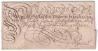 Vorphilatelie Schnörkelbrief der Schalkauer Schützen-Compagnie 1743