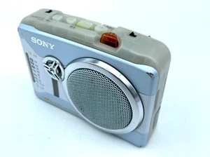 SONY Radio Cassette WALKMAN WM-GX200 blue 2Way Speaker Excellent from JAPAN - Picture 1 of 12