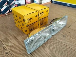 BMW E23,E24,E28, E30 HELLA FOGLİHTS INSERT LEFT RIGHT * FREE SHIPPING WORLDWIDE - Picture 1 of 17