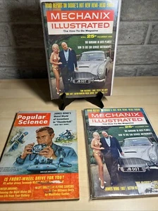 Popular Science 1/66, Mechanic Illustrated 12/65 Lot (3) James Bond Thunderball - Picture 1 of 7