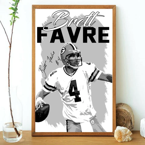 Brett Favre Green Bay Packers 2022 poster gift for father,grandfather(unframed) Cover