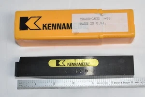 KENNAMETAL TRAOR163D LATHE TOOL DEEP GROOVING 1'' SHANK WITH KENDEX INSERTS SET - Picture 1 of 16