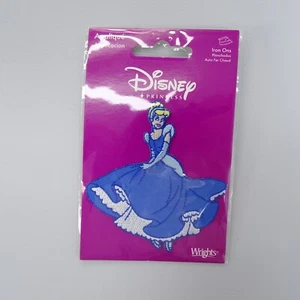 New Disney Princess Cinderella Iron On Applique by Wrights Patch Decoration - Picture 1 of 3