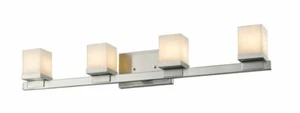 Z-Lite 1913-4V-BN-LED Brushed Nickel 4-Light 32"W LED Bathroom Vanity Light - Picture 1 of 12