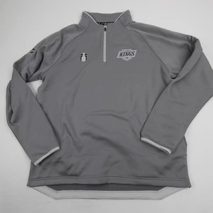 Los Angeles Kings Fanatics NHL Pro Authentics Pullover Men's Gray New - Picture 1 of 6
