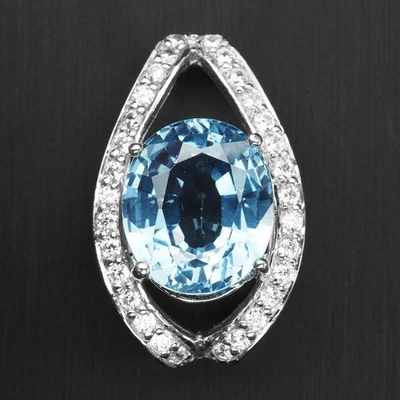 Affascinanti ciondoli fatti a mano in argento sterling 925 ovale... - Immagine 1 di 4