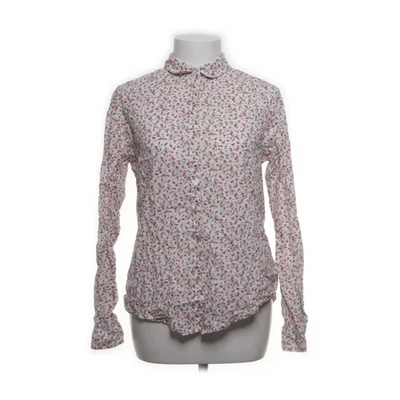 Springfield, Bluse, Größe: 36, Weiß/Mehrfarbig, Bio-Baumwolle, Blumen #6ra - Bild 1 von 4