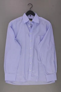 ⭐ Camisa de manga larga Eterna Comfort para hombre talla 41, L, 52 azul ⭐ - Imagen 1 de 6