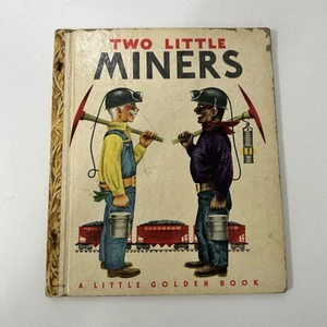 VTG Two Little Miners Little Golden Book 1959 Richard Scarry 1st Illust. READ - Foto 1 di 11