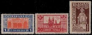 1937.MNH.Ed:**833/835.Año Jubilar Compostelano.Serie completa.PCat:80€ - Imagen 1 de 2