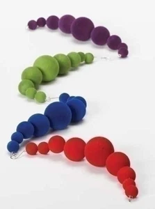 Romano 10" Feliz Holidaze Azul Pana Bola Swag Adorno de Navidad - Imagen 1 de 1