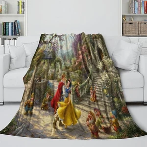 Snow White Blanket Flannel Fleece Throw Room Decoration (Online Order Only) - Picture 1 of 8