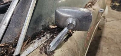 Espejo retrovisor lateral izquierdo estilo cable manual para Ford LTD 1185845 1969 Foto 1 de 4