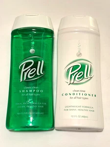 Prell Clean Rinse Shampoo & Conditioner Set 13.5 oz. Ea. Anti-Static Detangling - Picture 1 of 4