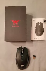 Combatwing W100 Black 2.4G Wireless 8-Buttons Optical Gaming Mouse TESTED - Picture 1 of 15