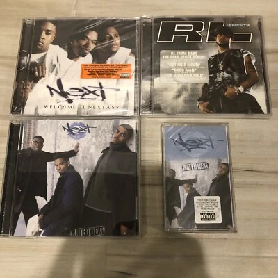 NEXT 3 CD 1 Cassette Lot Rated Next Welcome II Nextasy RL:ements 3 SEALED!!! - Image 1 of 4