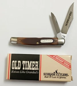 Vintage Schrade USA 33OT Middleman Jack 2 Blade Pocket Knife - Box & Papers - Picture 1 of 7