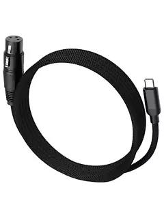 Cavi XLR 6FT XLR a USB C Cavo,USB C Maschio a XLR Femmina Adattatore Connettore 3 Pin - Foto 1 di 12