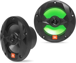 MS65LB Marine 6.5 Inch Two-Way RGB-LED Speakers, Pair, Black - Picture 1 of 8