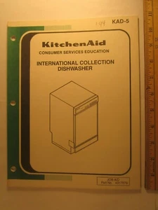 (Choice) KitchenAid JOB AID Whirlpool 1985-99 DISHWASHER Frig RANGE [Z100e] - Picture 1 of 12