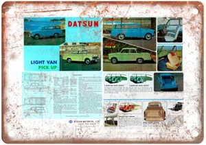 Vintage Datsun Laurel in South Africa Auto Ad Reproduction Metal Sign A11458 - Picture 1 of 2